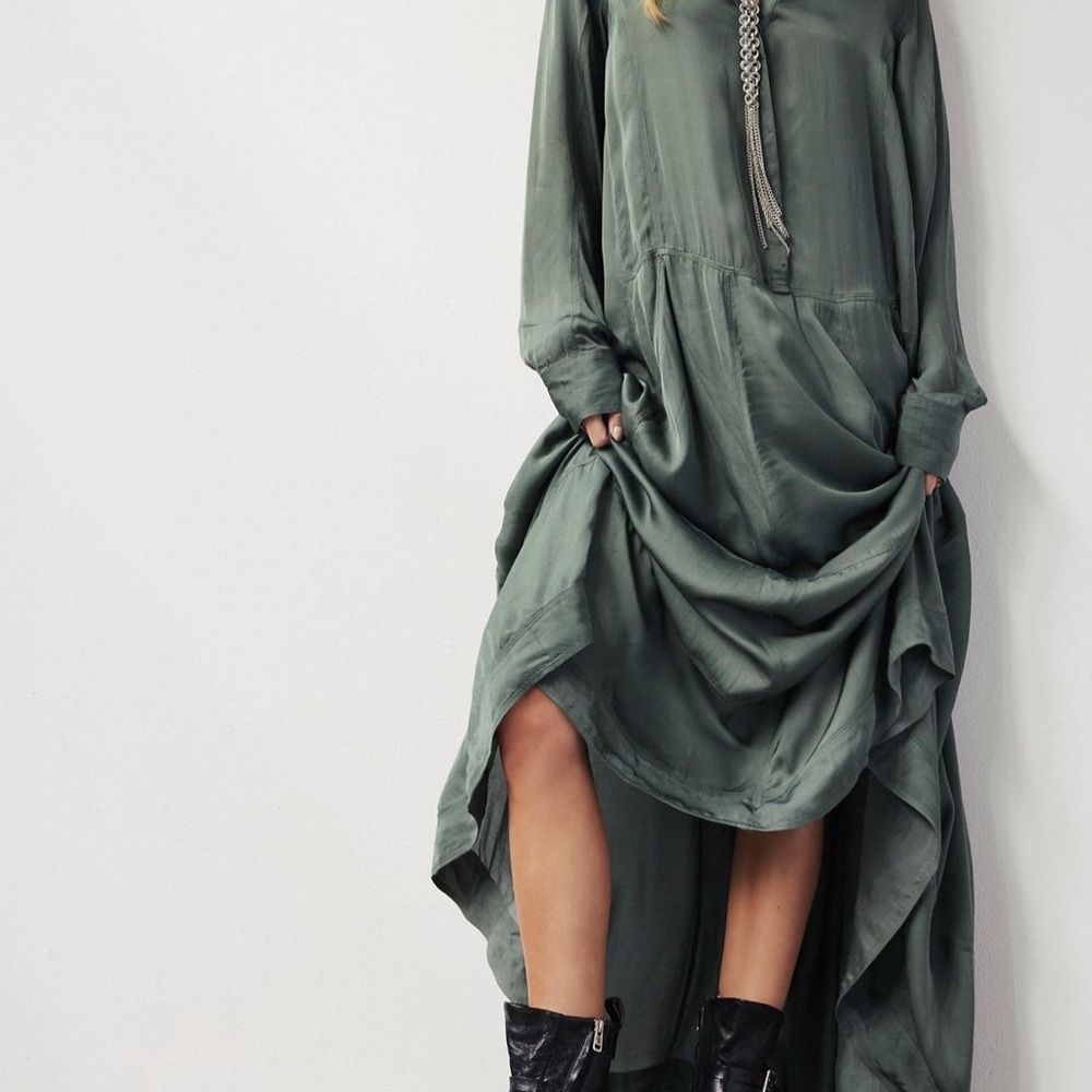 NWOT Free People x Nicholas K. Orion Dress | Size Medium | Color Sage